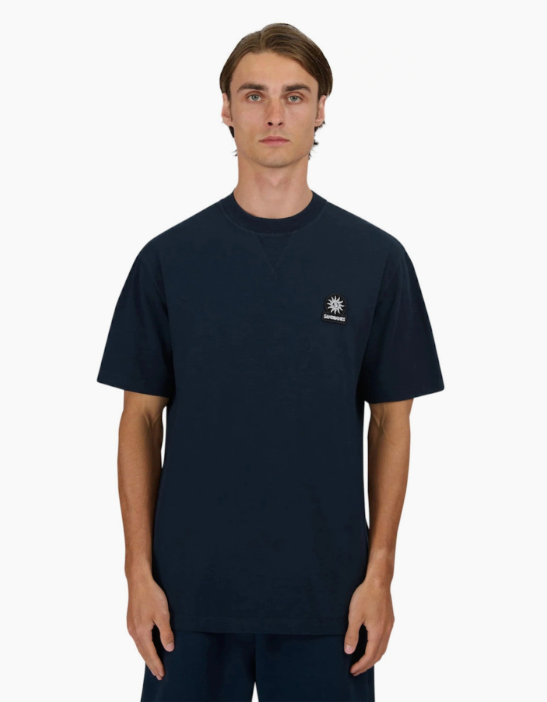 Sandbanks Relaxed Fit T-Shirt Navy