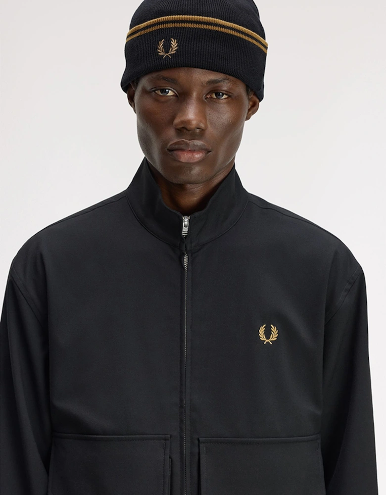 Fred Perry Merino Wool Beanie Hat