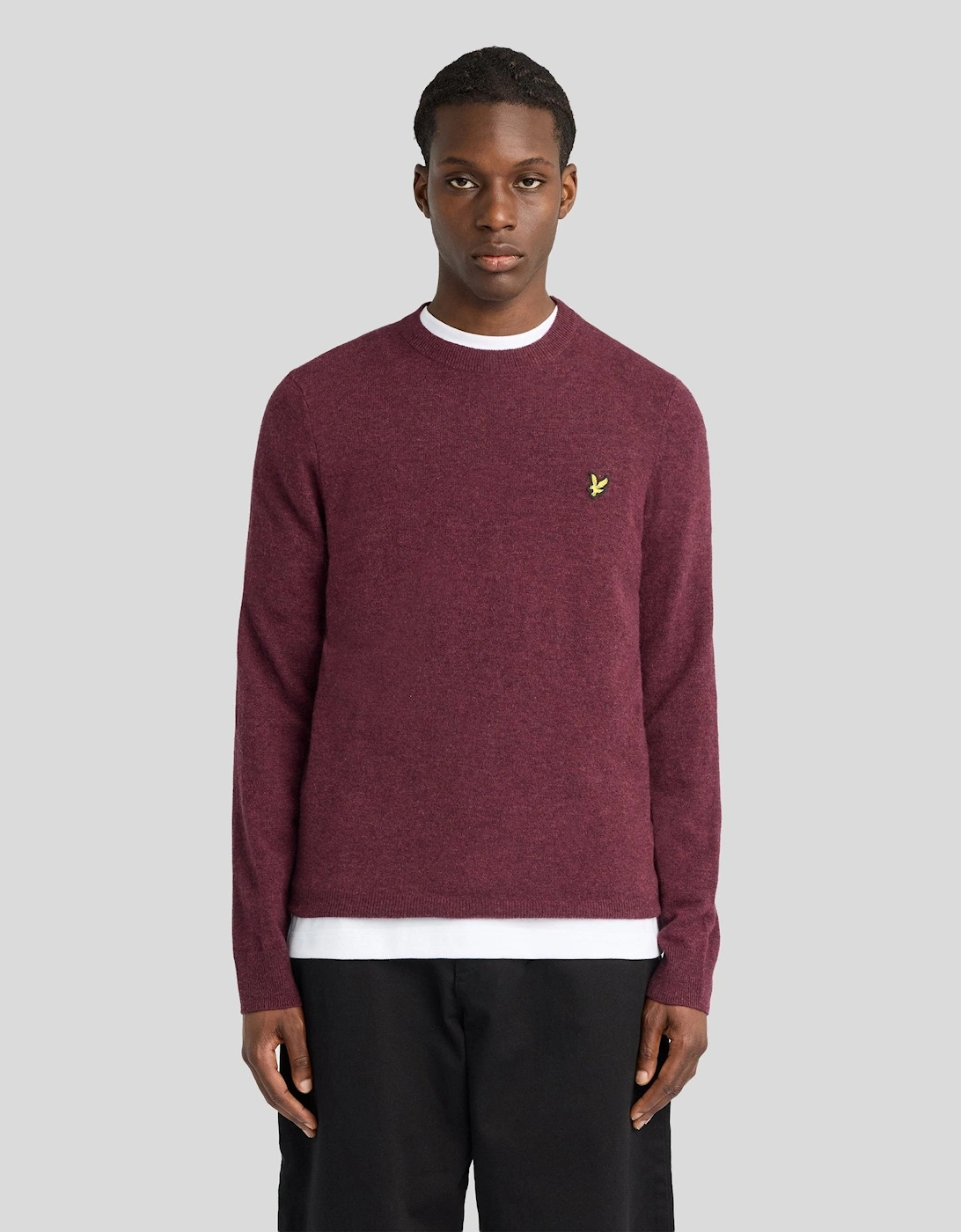 Lambswool Blend Crew Neck Jumper