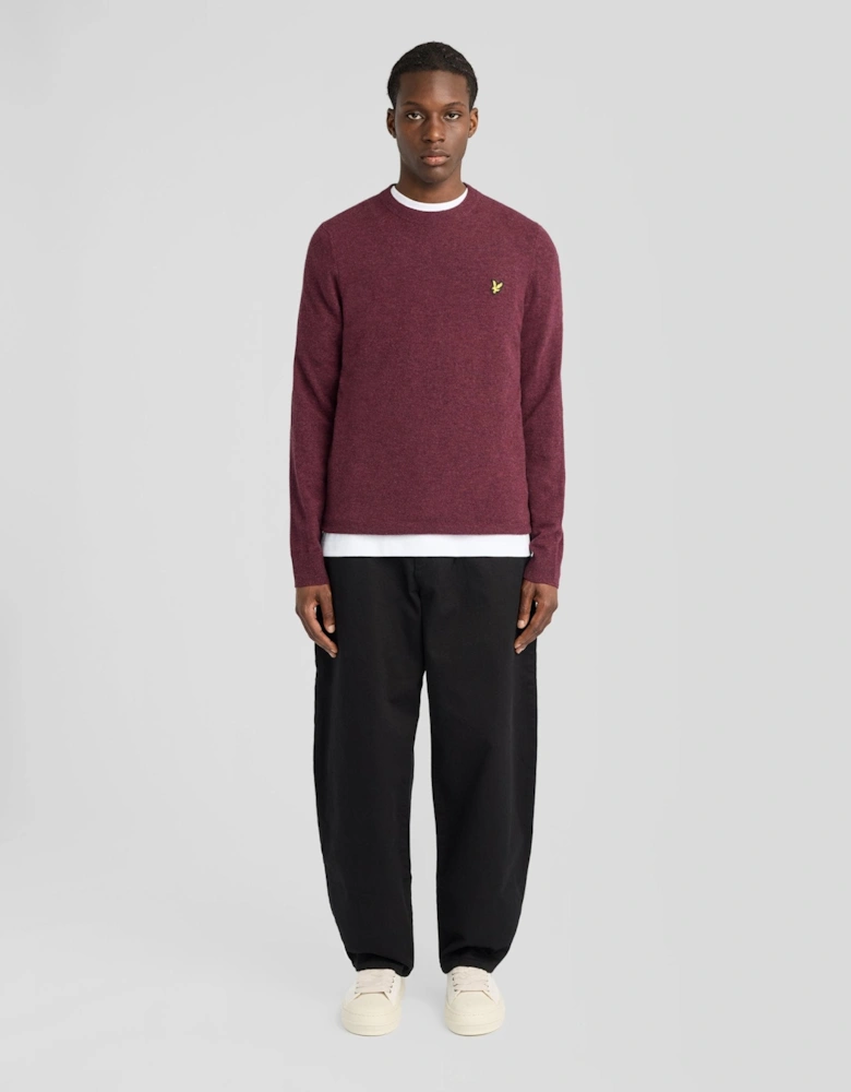 Lambswool Blend Crew Neck Jumper