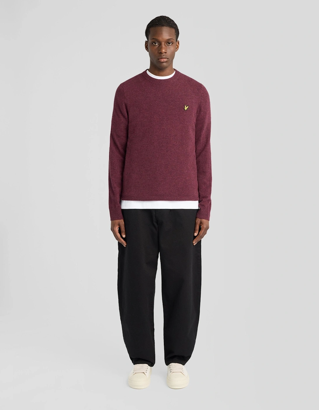 Lambswool Blend Crew Neck Jumper