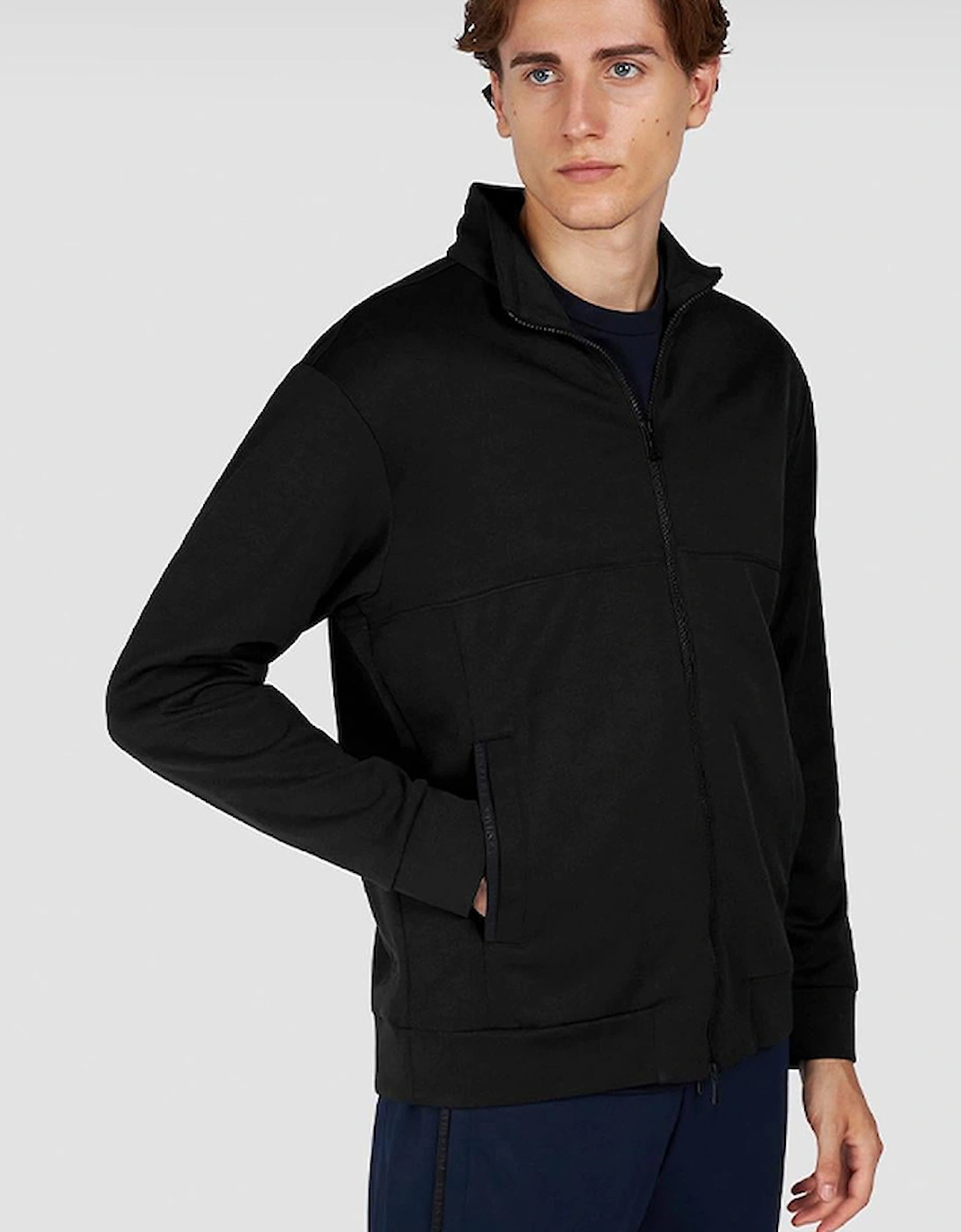 Paul & Shark Printed Fin Supersoft Full Zip Sweatshirt