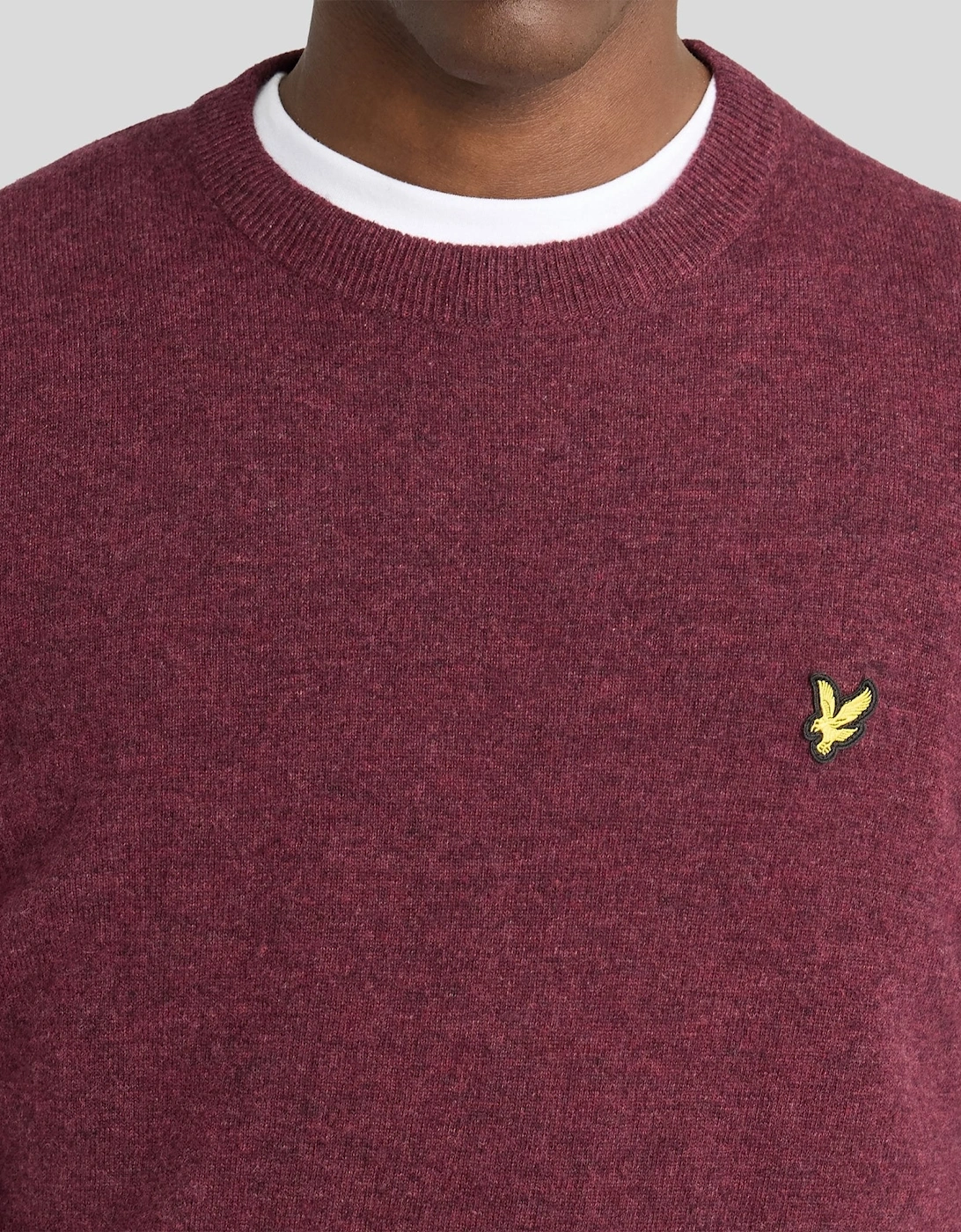 Lambswool Blend Crew Neck Jumper