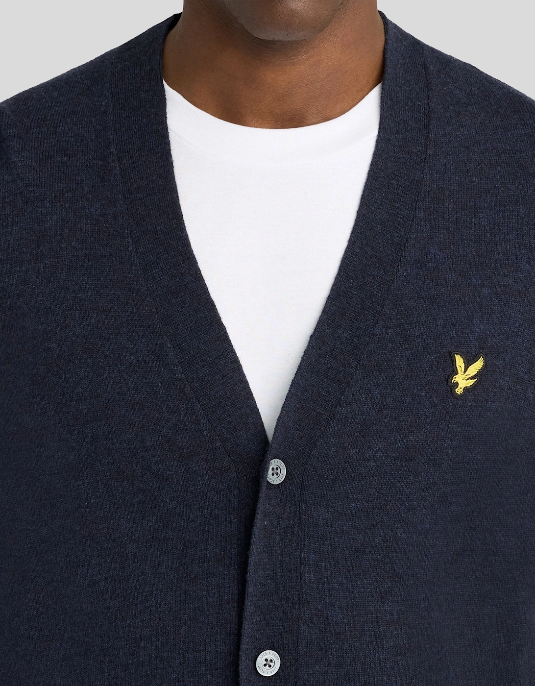 Lambswool Blend V-Neck Cardigan