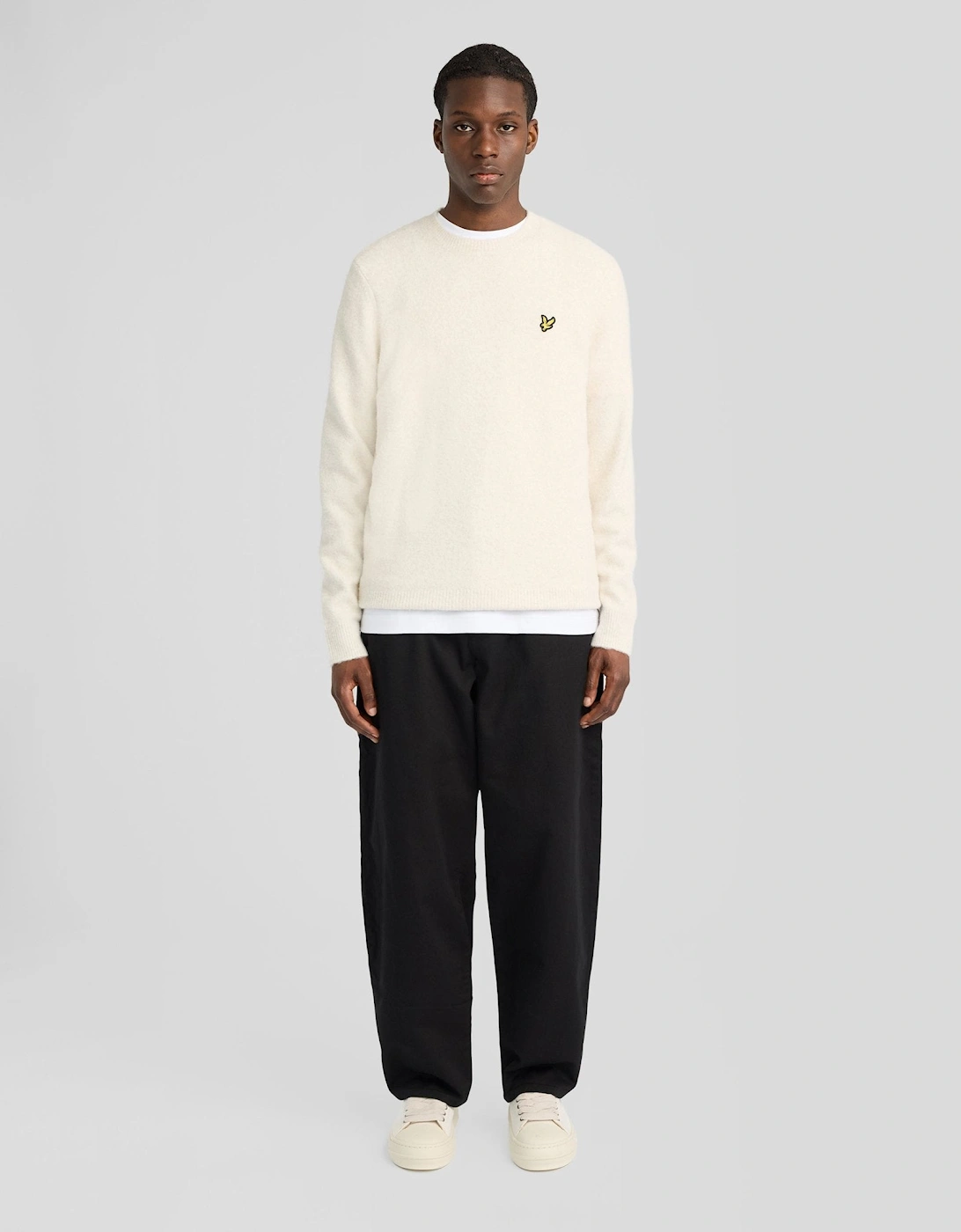 Brushed Crew Neck Jumper
