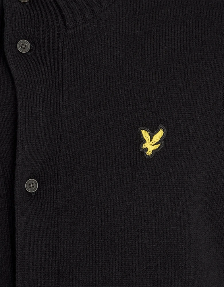 Rib Detail Button Cardigan