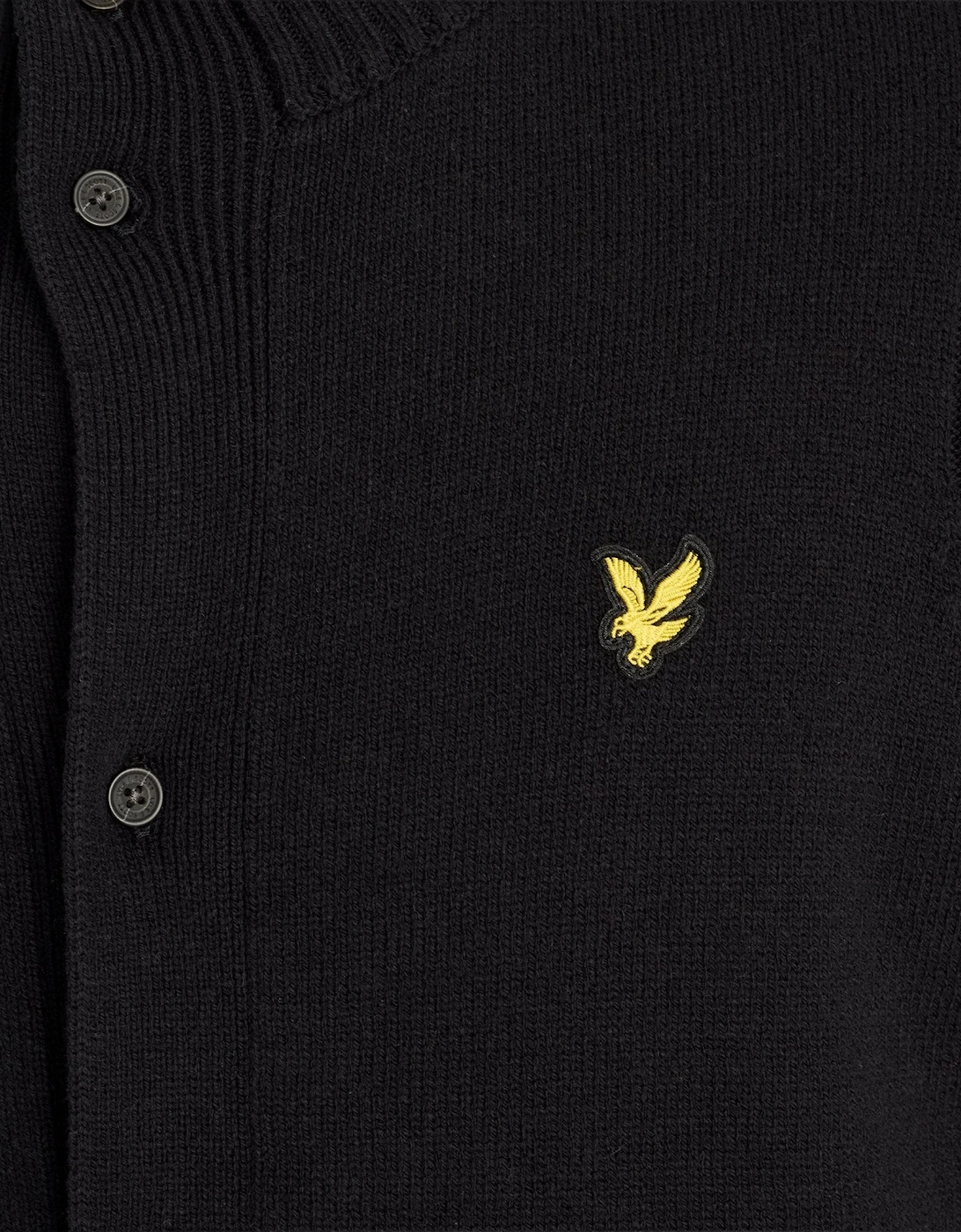 Rib Detail Button Cardigan