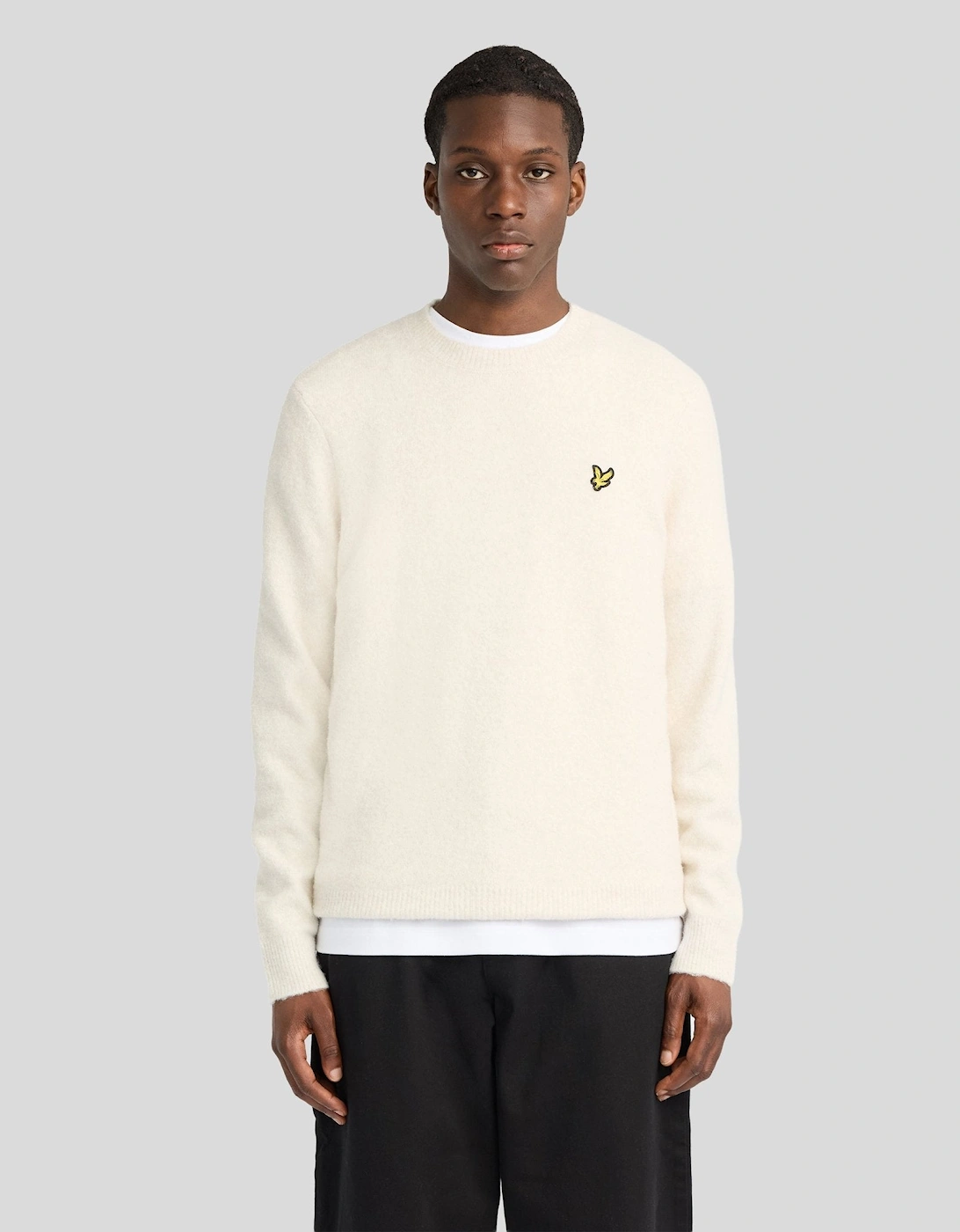 Brushed Crew Neck Jumper