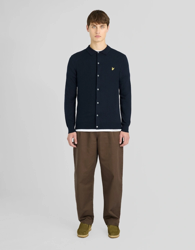 Cotton Merino Knitted Shirt