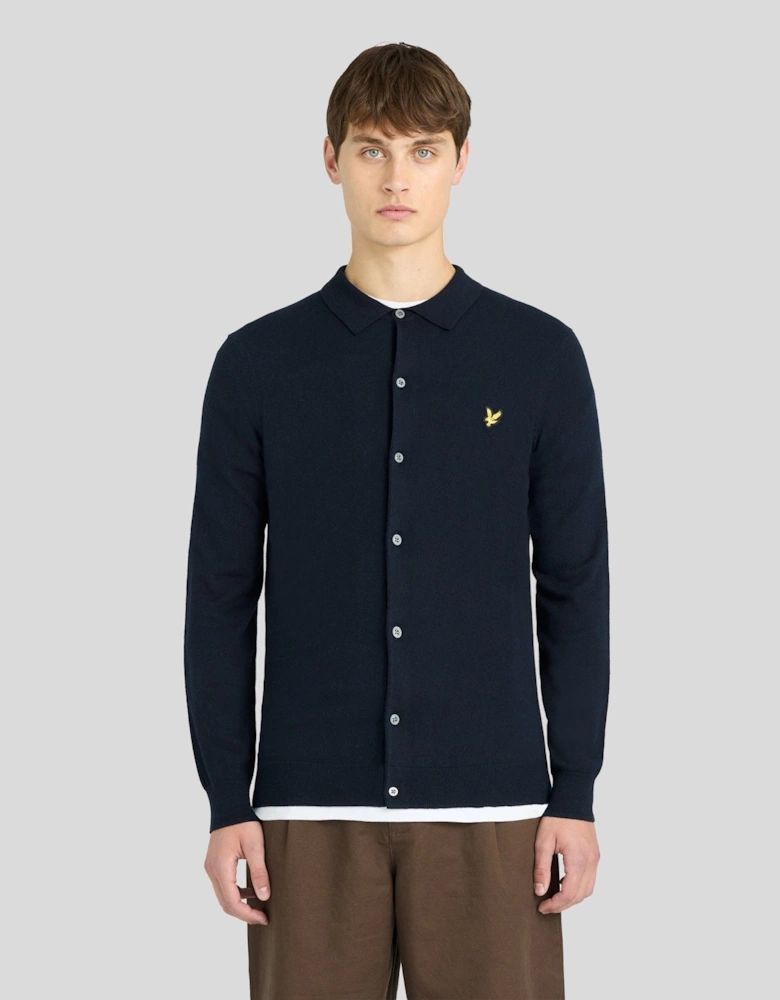 Cotton Merino Knitted Shirt