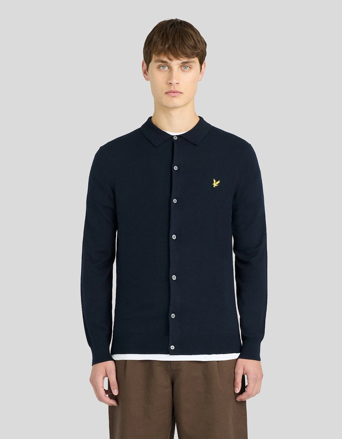 Cotton Merino Knitted Shirt