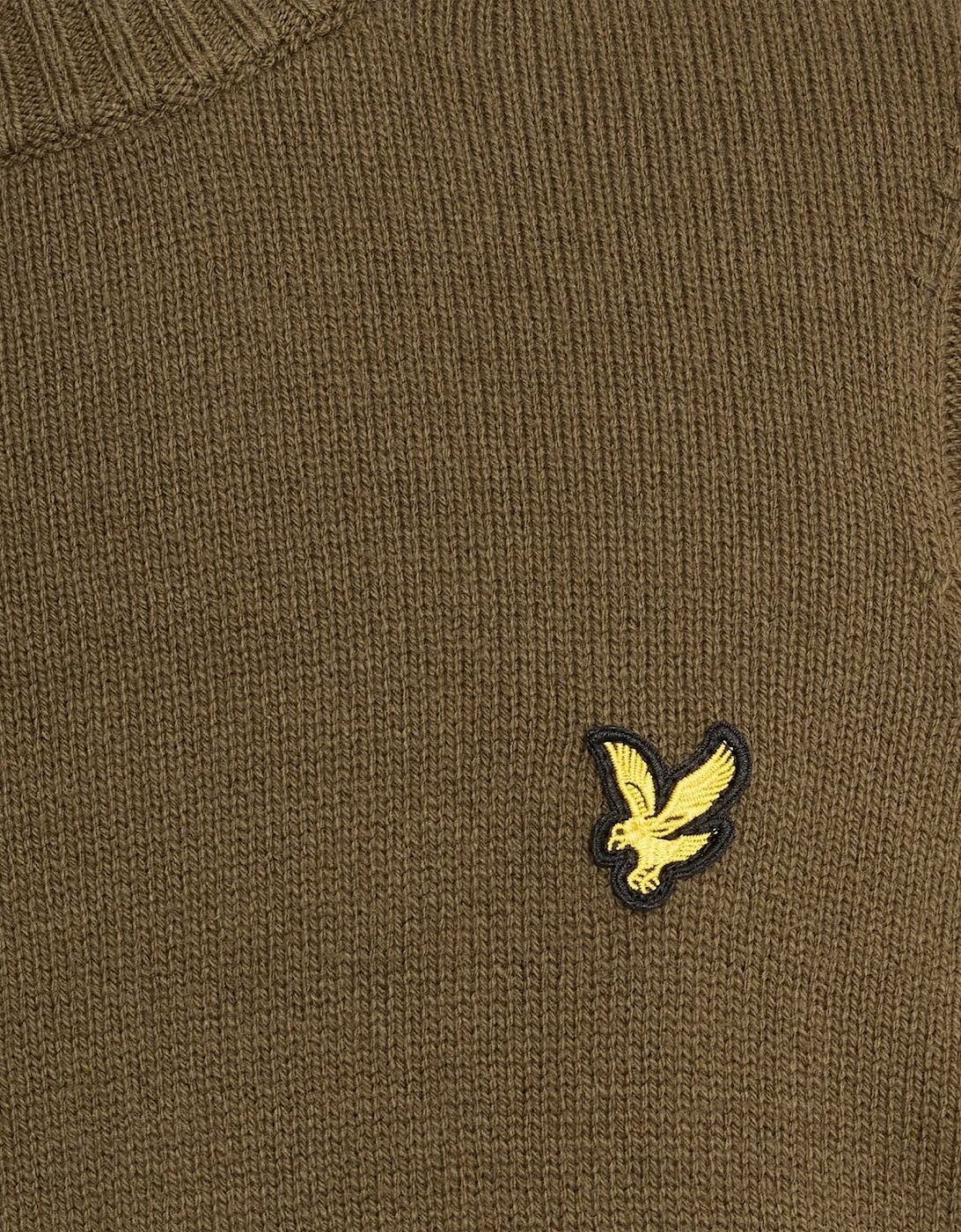 Rib Detail Crew Neck Jumper