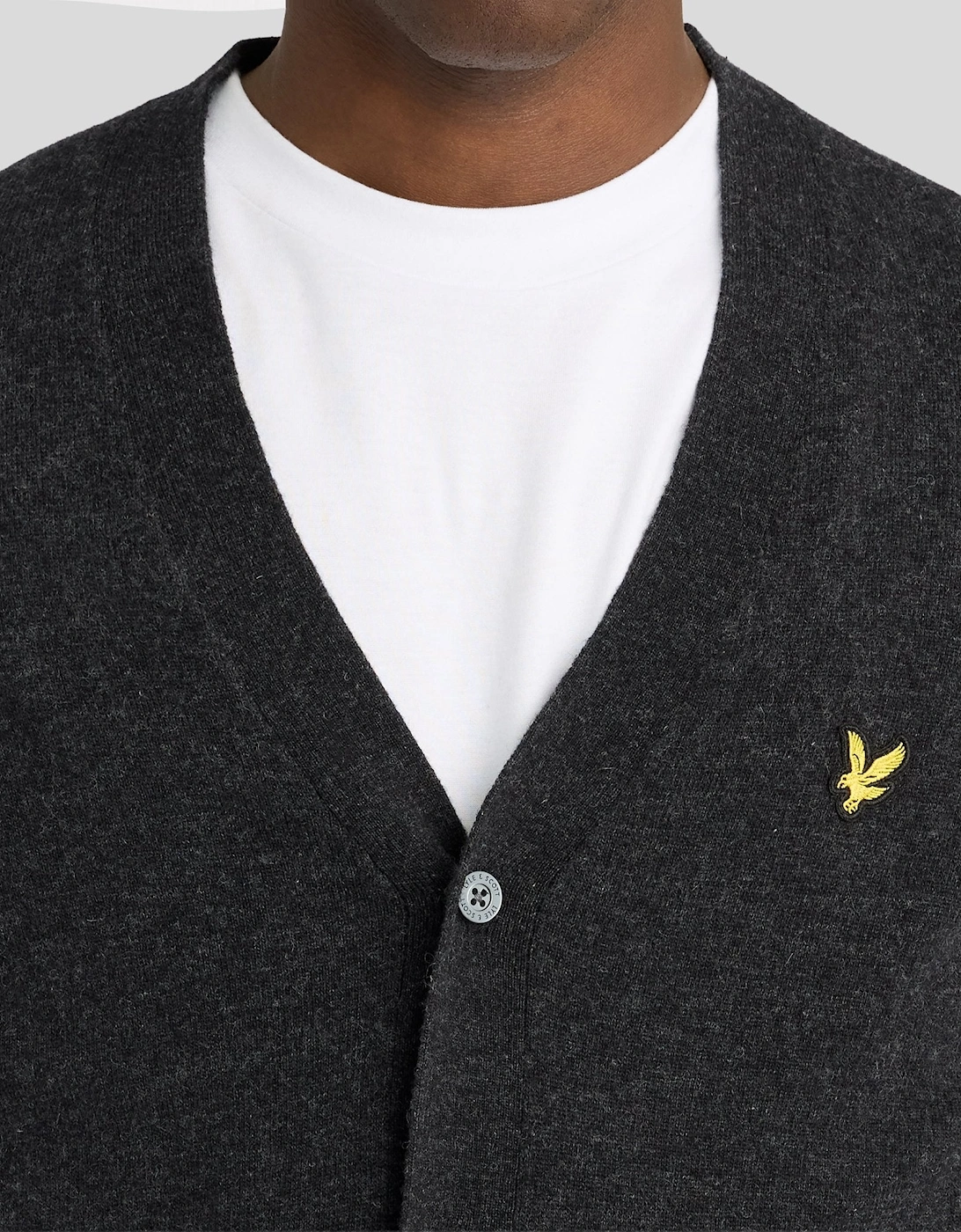 Lambswool Blend V-Neck Cardigan