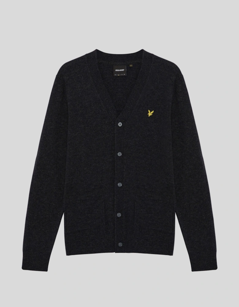 Lambswool Blend V-Neck Cardigan
