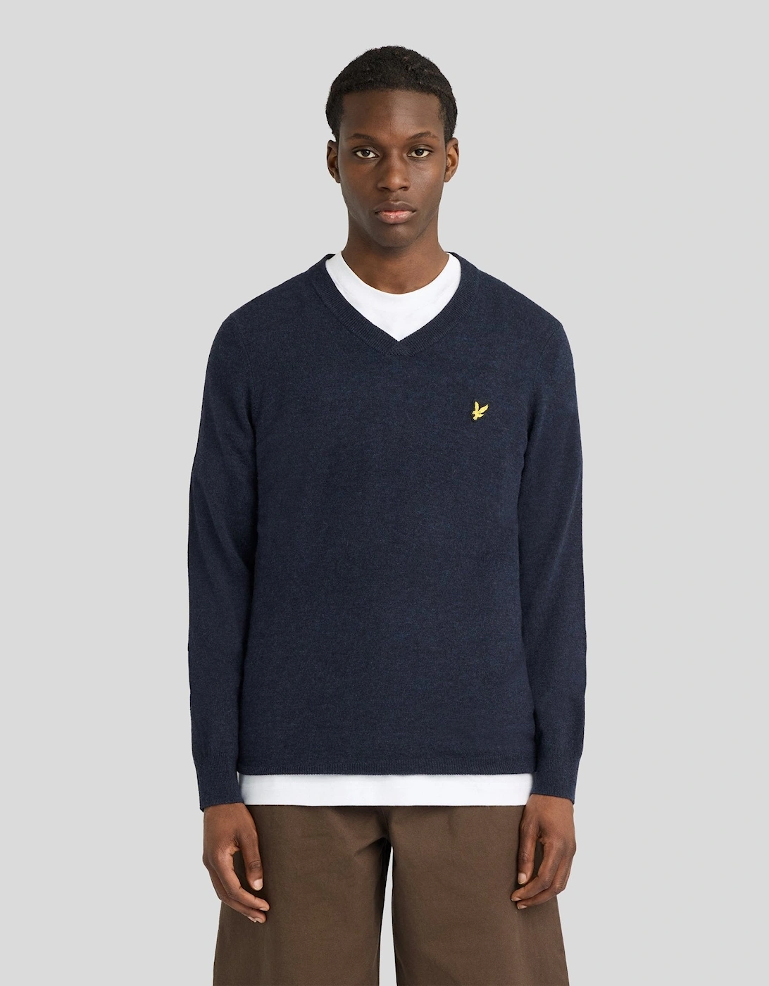 Lambswool Blend V-Neck Jumper