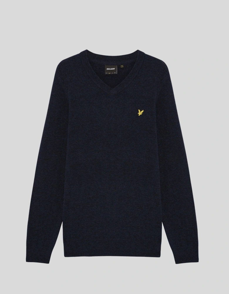 Lambswool Blend V-Neck Jumper