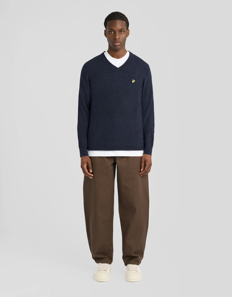 Lambswool Blend V-Neck Jumper