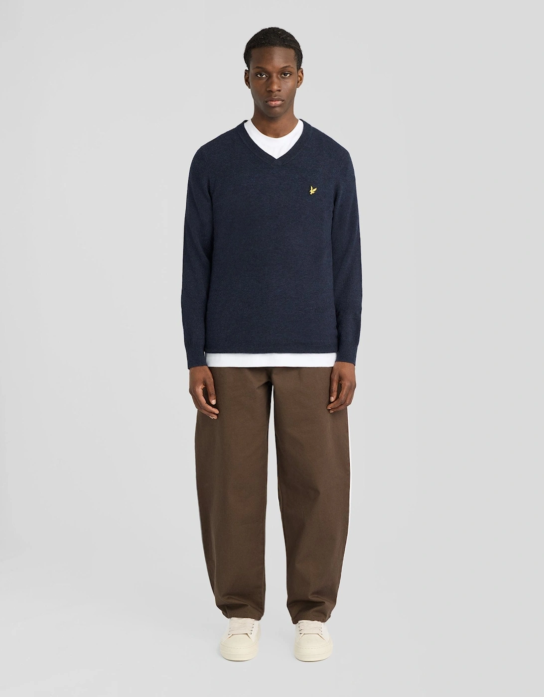 Lambswool Blend V-Neck Jumper
