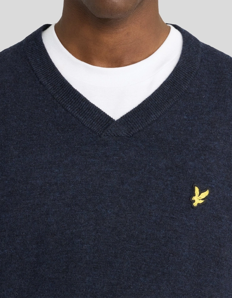 Lambswool Blend V-Neck Jumper