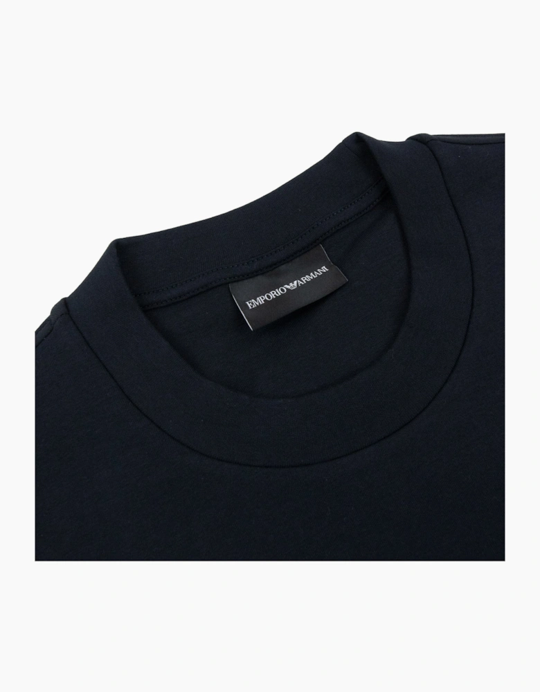 Emporio Armani EA Logo Dynamic Double Jersey Sweatshirt Navy