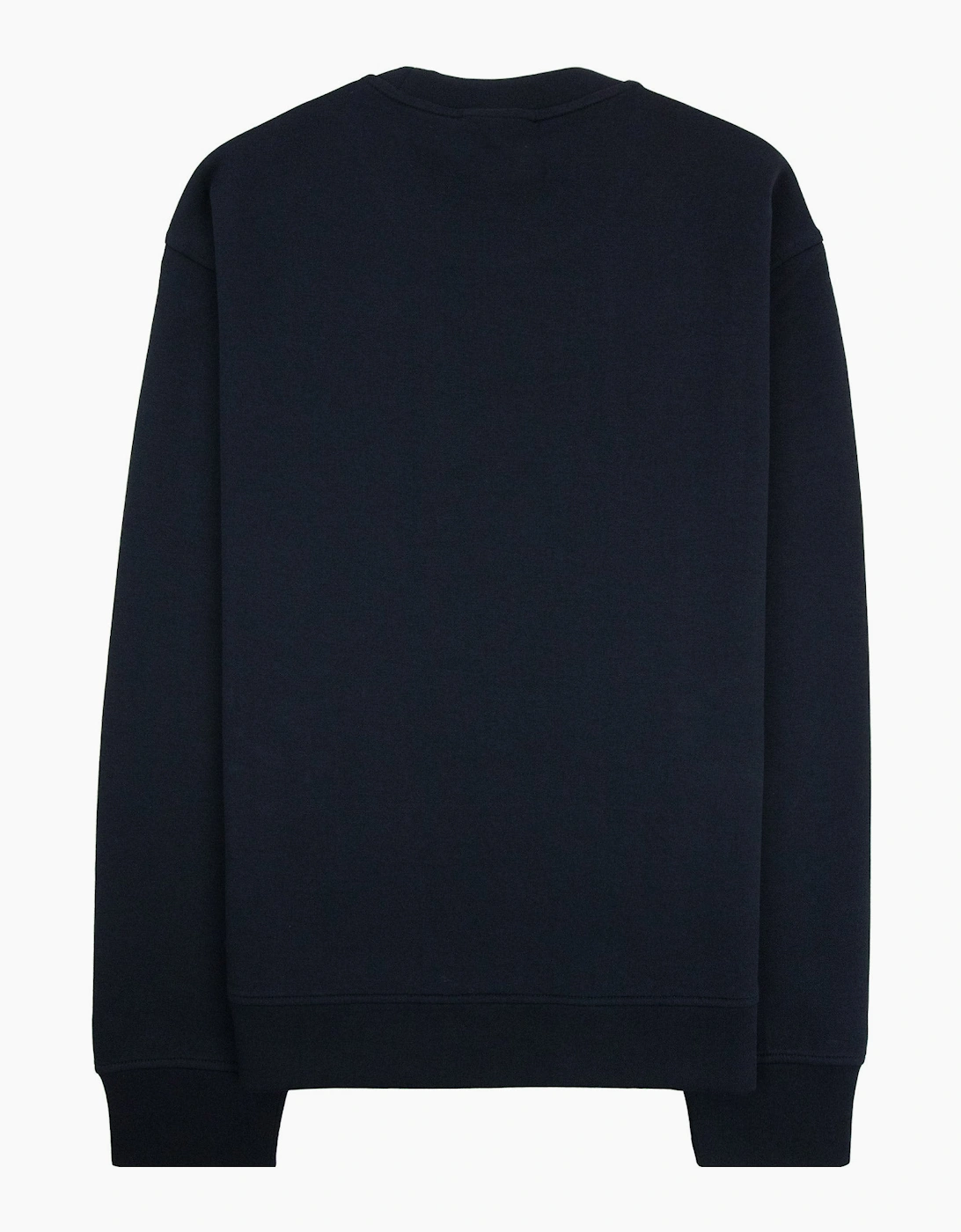 Emporio Armani EA Logo Dynamic Double Jersey Sweatshirt Navy