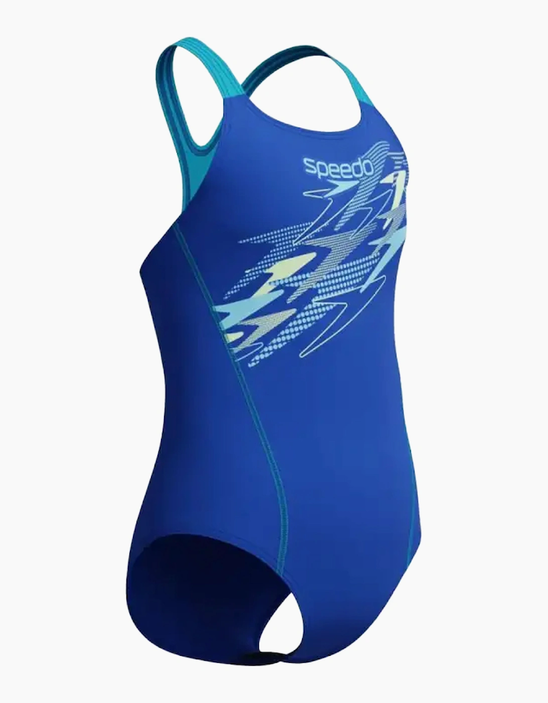 Speedo Girls Medalist Logo One Piece Swimsuit