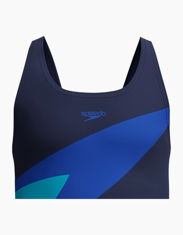 Speedo Girls Hyperboom Butterfly Back One Piece Swimsuit