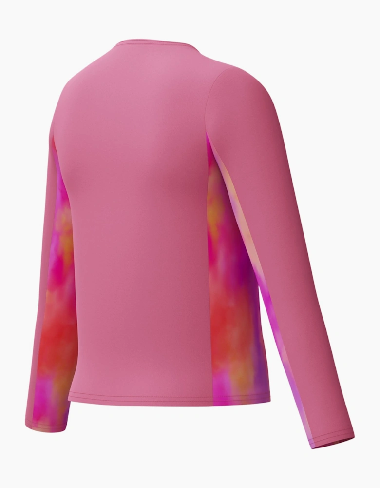 Speedo Childrens/Kids Splice Printed Long-Sleeved Rash Guard
