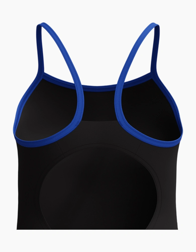 Speedo Girls Placement Thin Strap One Piece Swimsuit