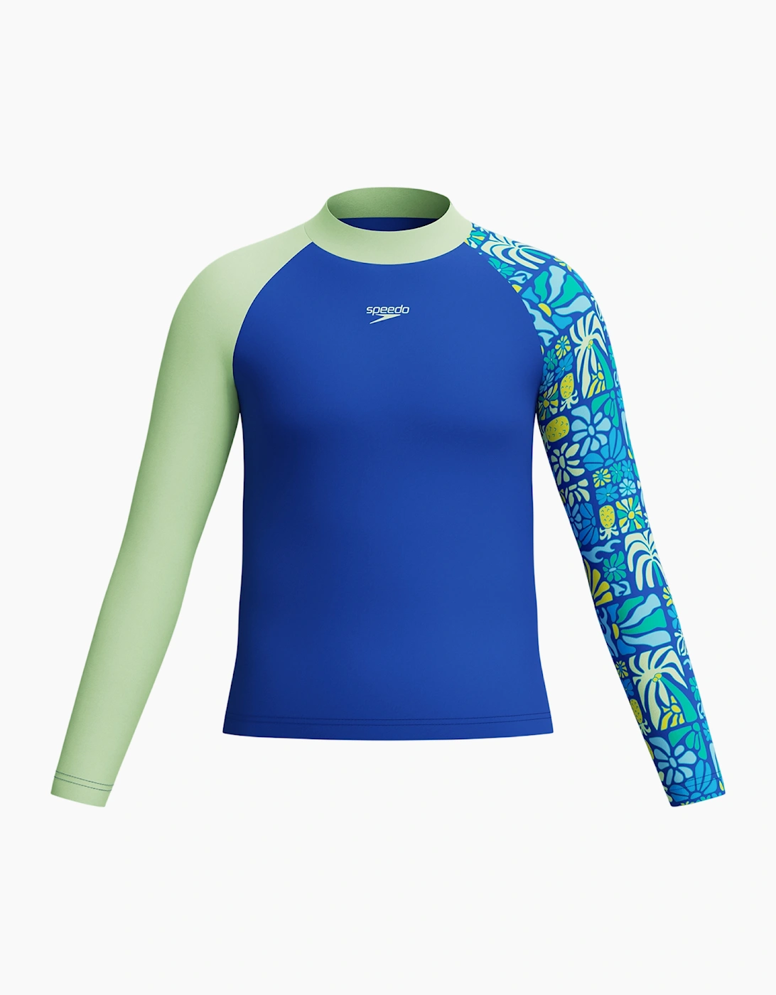 Speedo Childrens/Kids Printed Long-Sleeved Rash Guard