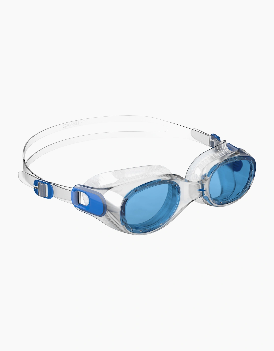 Speedo Unisex Clear Blue Adult Futura Classic Swimming Goggles - Size One Size - Image 2