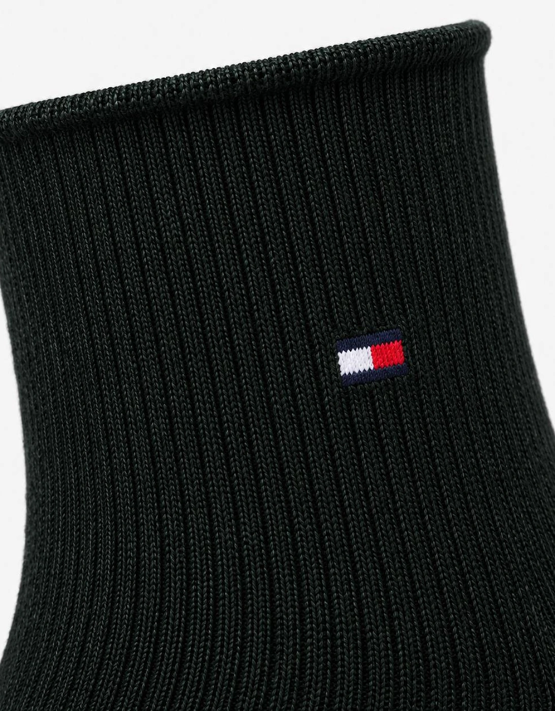 Tommy Hilfiger 3 Pack Giftbox Lurex Womens Crew Socks Black