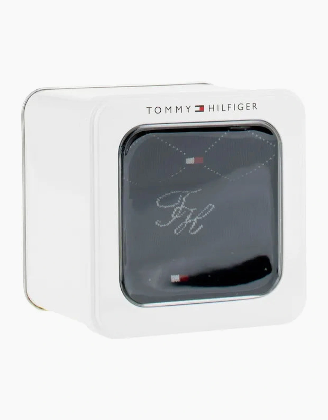 Tommy Hilfiger 3 Pack Giftbox Monogram Womens Crew Socks Navy
