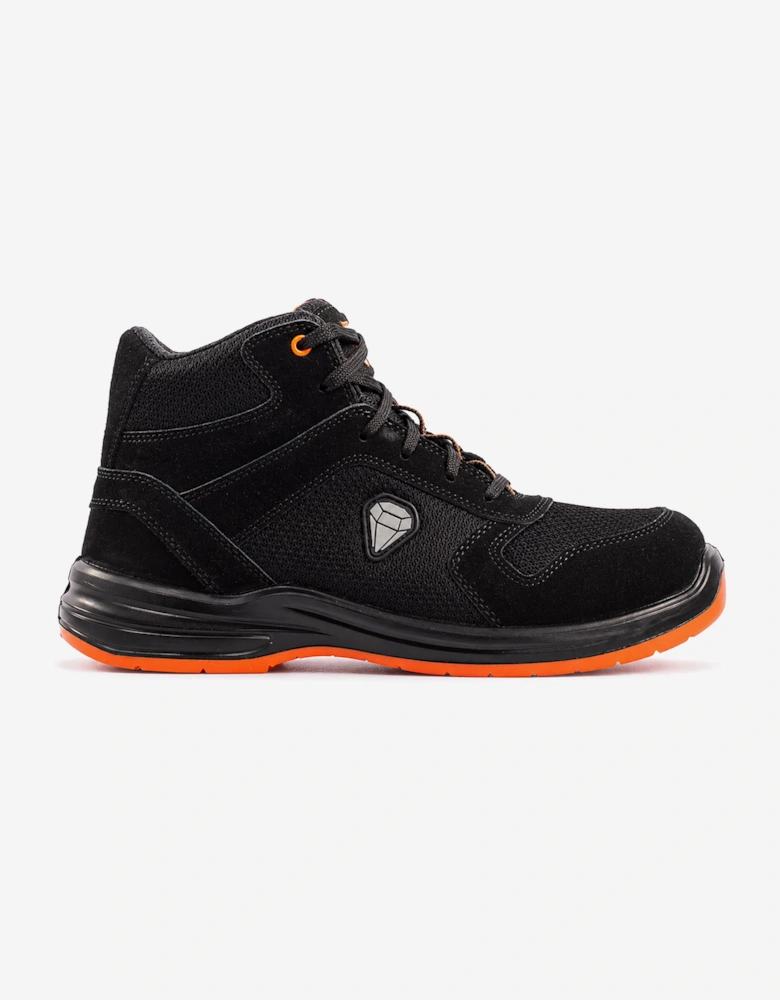 Unbreakable U118 Reef Hi Unisex Composite Toe Safety Hiker Boots Black