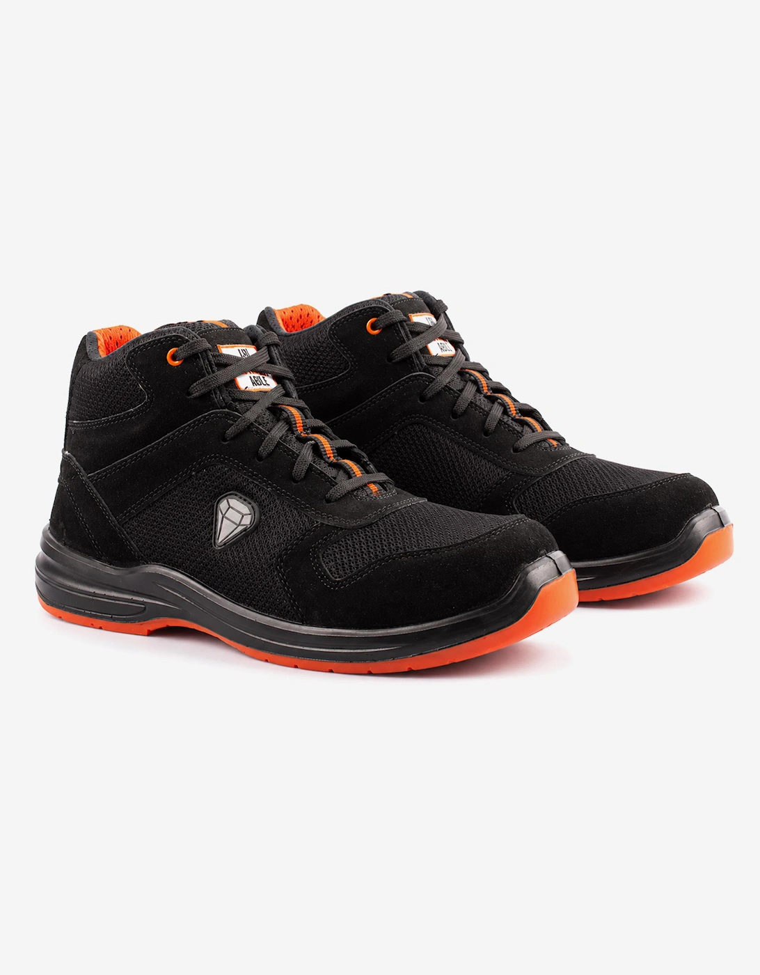Unbreakable U118 Reef Hi Unisex Composite Toe Safety Hiker Boots Black