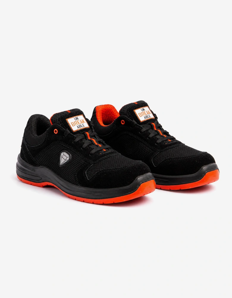 Unbreakable U117 Reef Low Unisex Composite Toe Safety Trainers Black