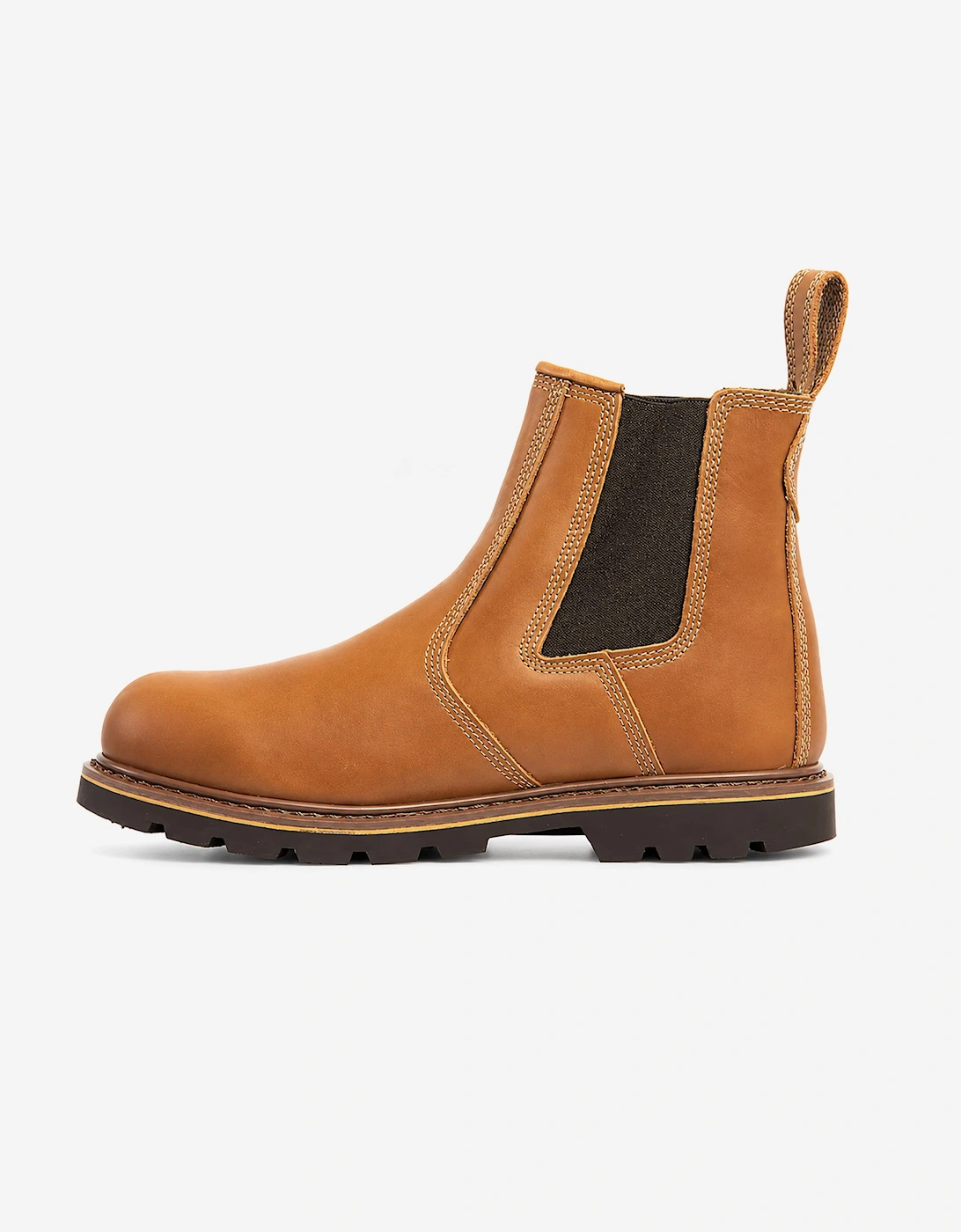 Unbreakable U116 Highland Mens Steel Toe Safety Dealer Boots Tan