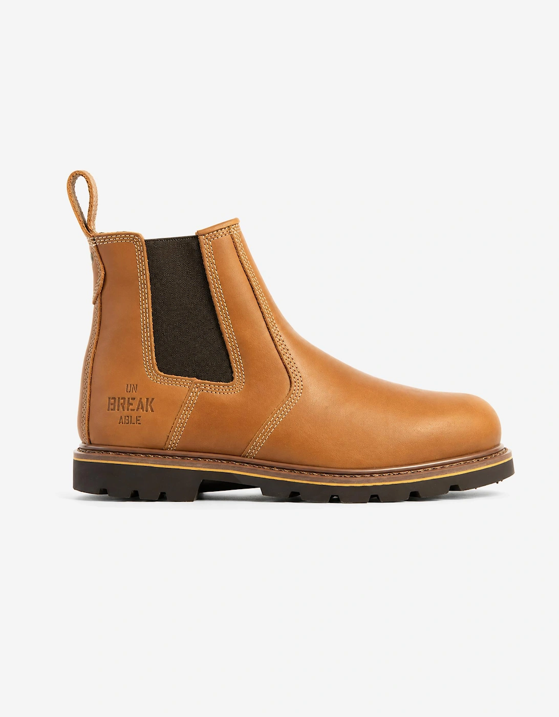 Unbreakable U116 Highland Mens Steel Toe Safety Dealer Boots Tan