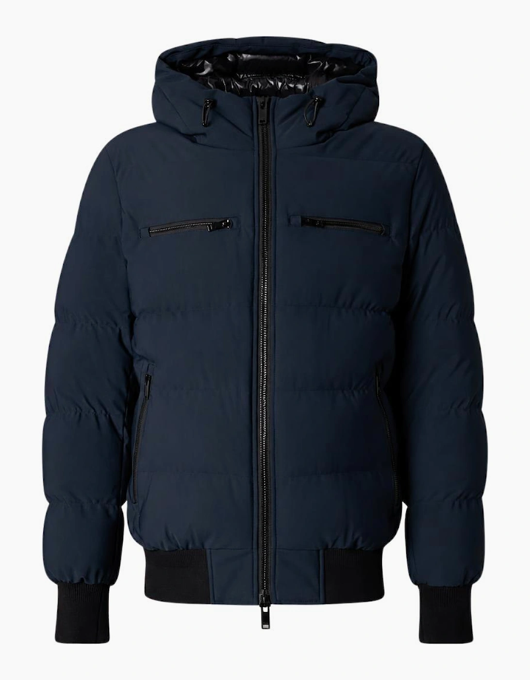 Soho Navy Blue Bomber Puffer Jacket