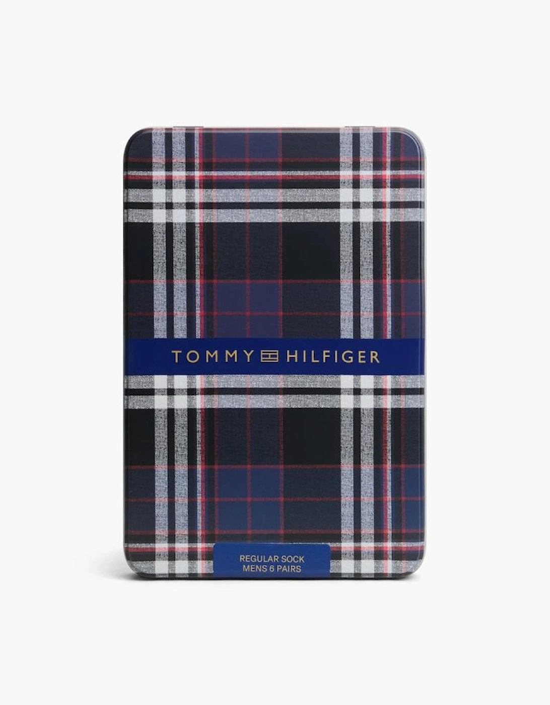 Tommy Hilfiger 6 Pack Giftbox Birdeye Mens Crew Socks Black
