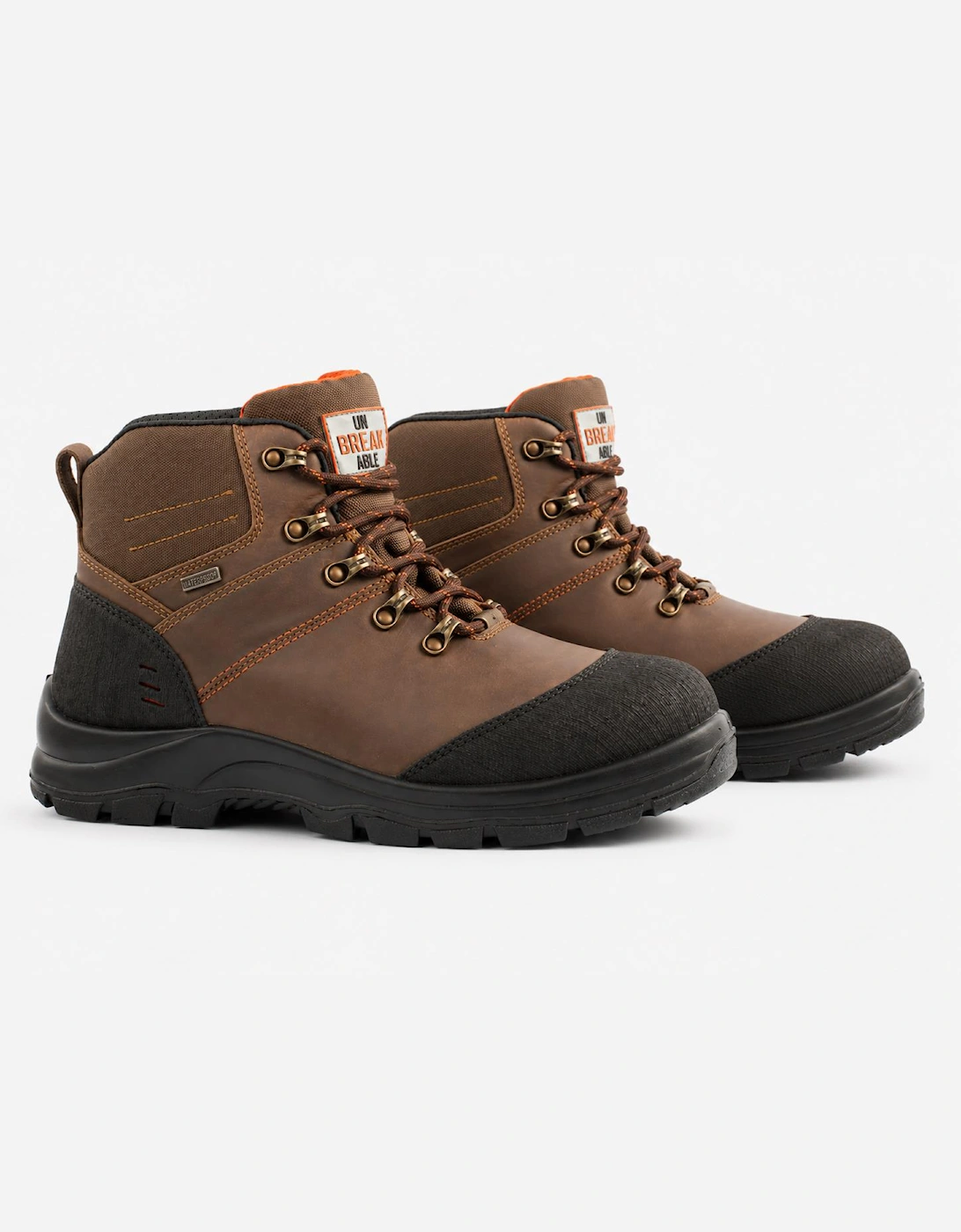 Unbreakable U107 Meteor Unisex Composite Toe Safety Boots Brown
