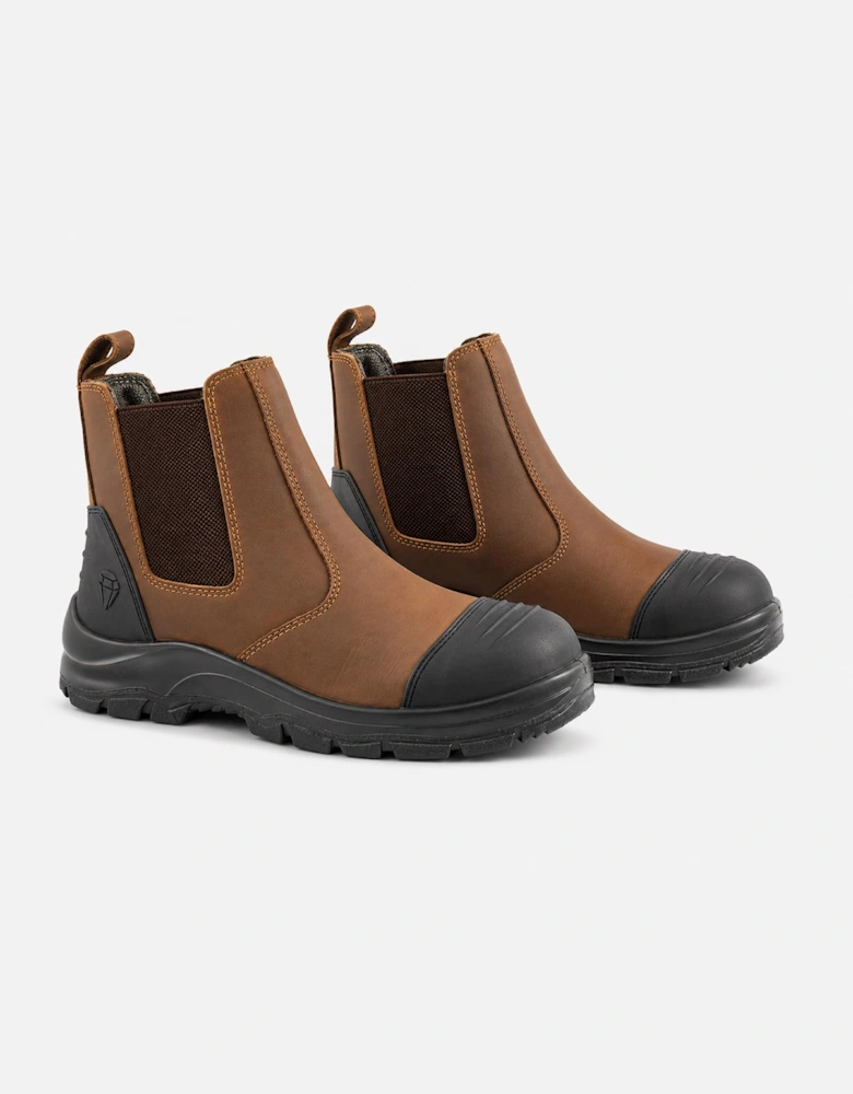 Unbreakable U110 Granite Unisex Composite Toe Safety Dealer Boots Brown