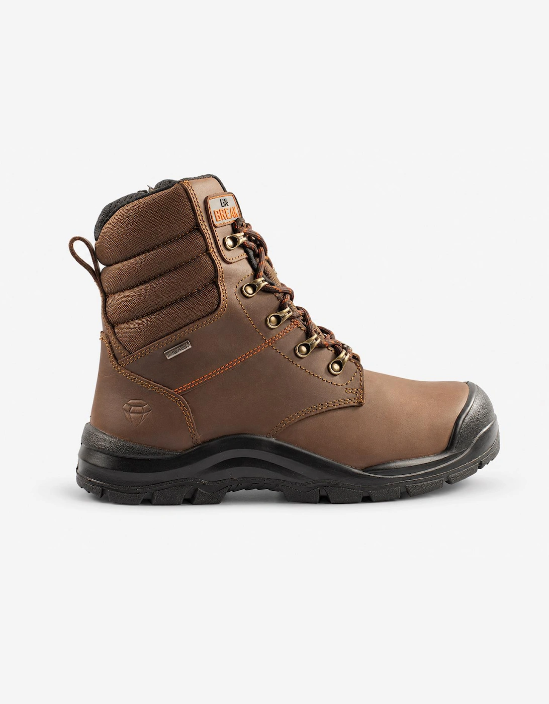 Unbreakable U109 Tornado Unisex Composite Toe Safety Boots Brown