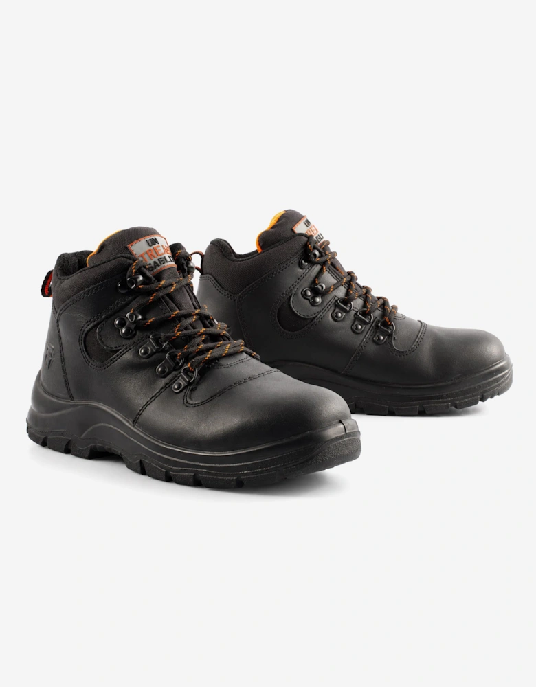 Unbreakable U111 Force Unisex Steel Toe Safety Boots Black