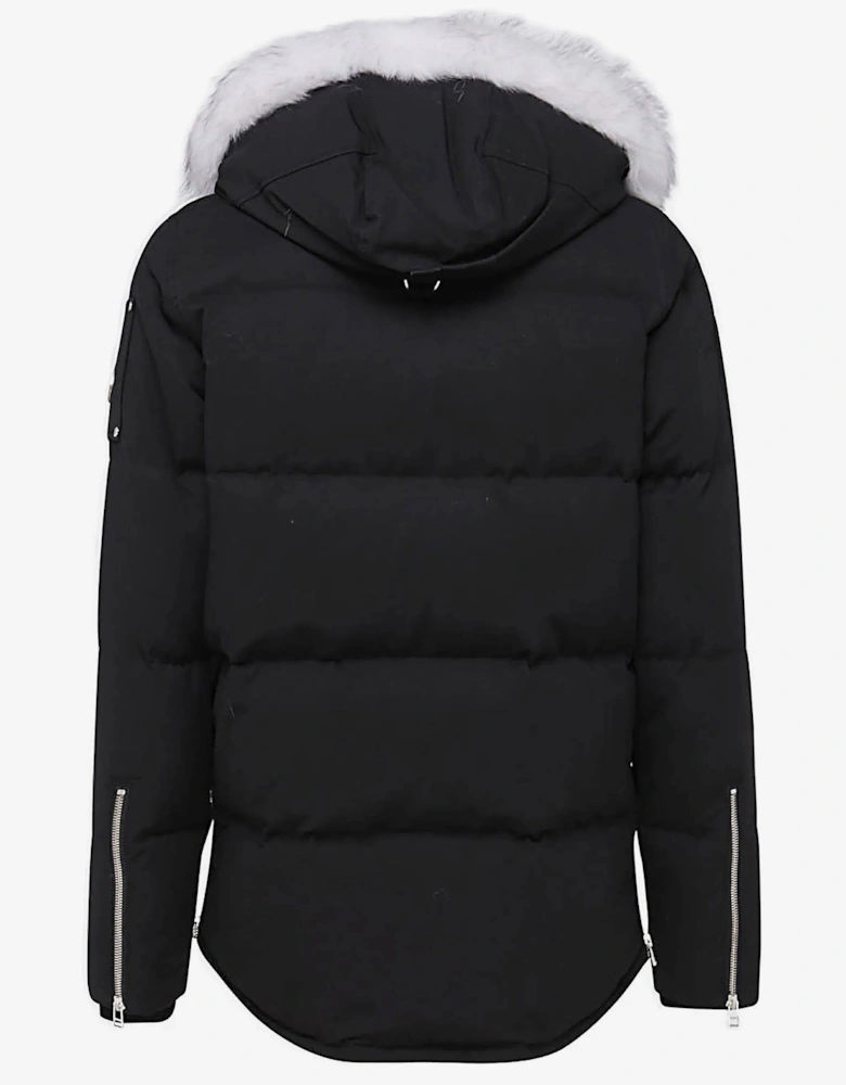 3Q Black/White Fur Jacket