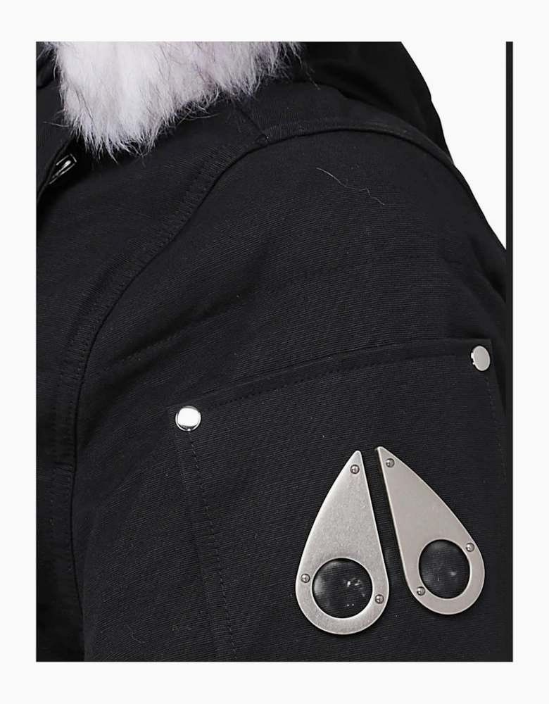 3Q Black/White Fur Jacket