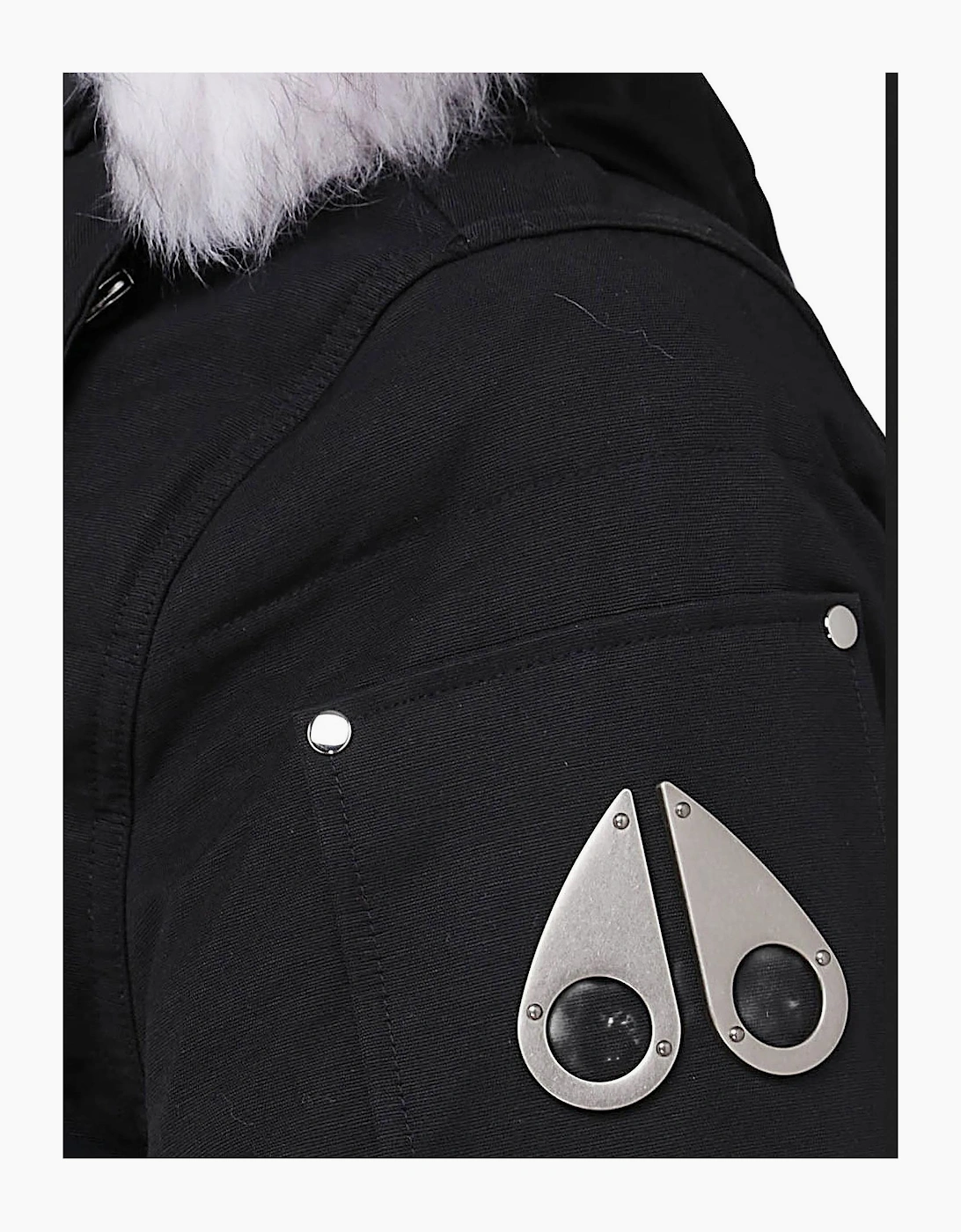 3Q Black/White Fur Jacket