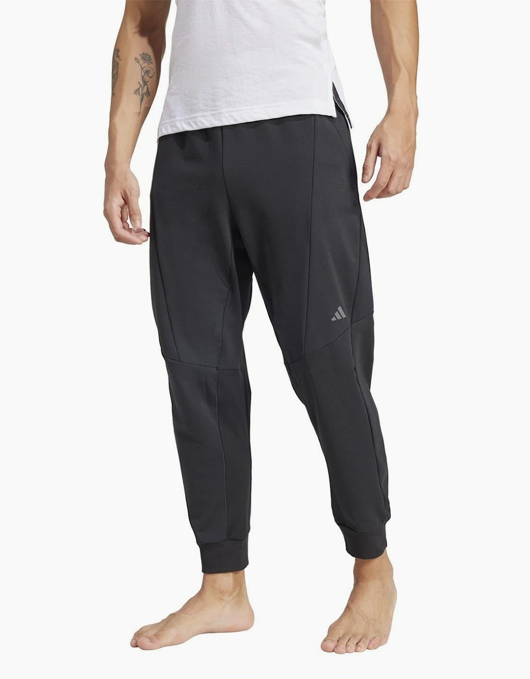 Solid Patterned Relaxed Fit Joggers
