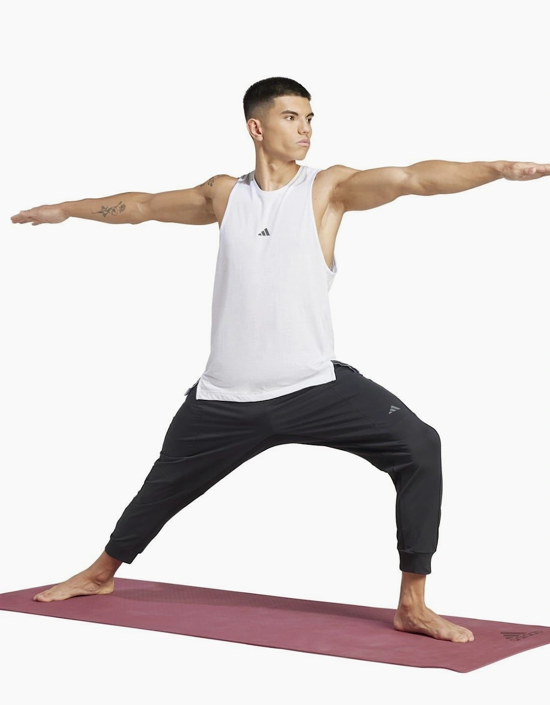 Solid Patterned Relaxed Fit Joggers
