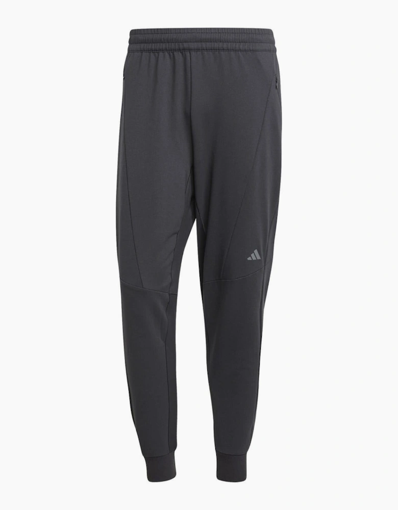 Solid Patterned Relaxed Fit Joggers